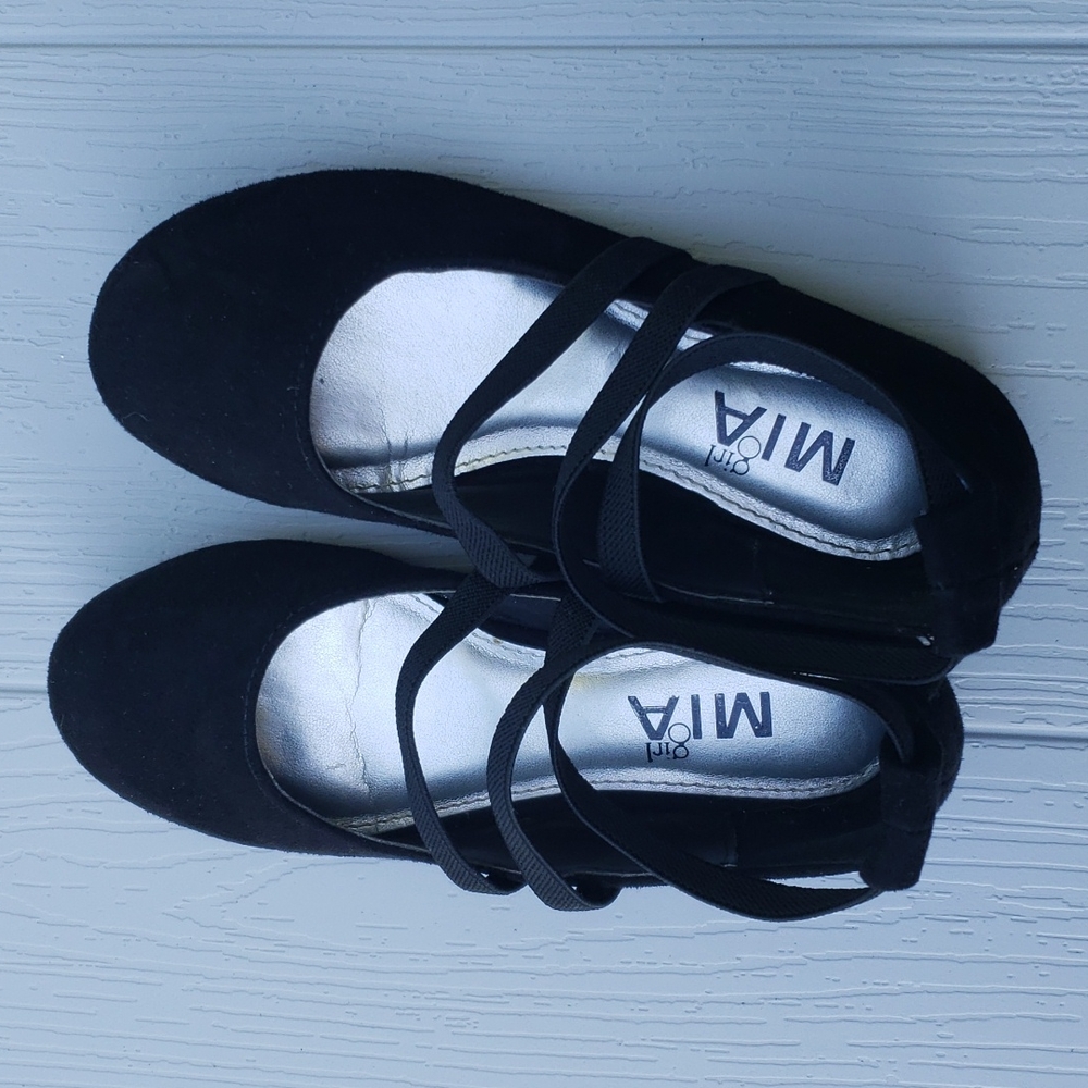 Black toddler ballet flats